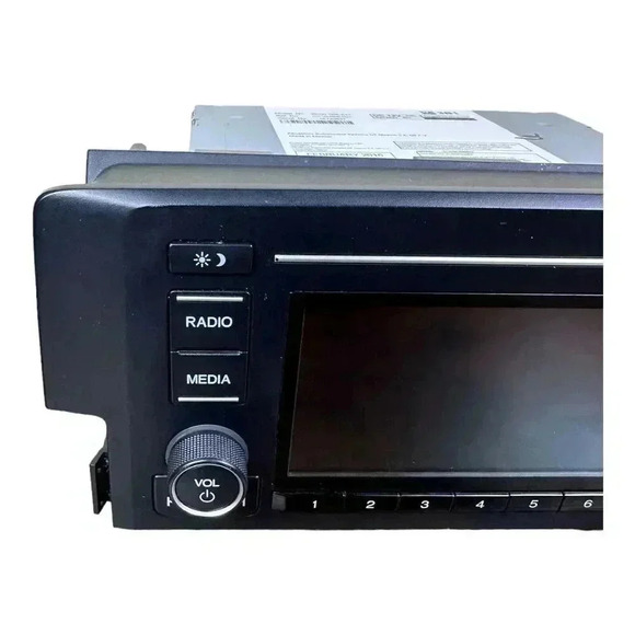 2016-2017 HONDA CIVIC RADIO RECEIVER DISPLAY SCREEN 5" BLUETOOTH 39100-TBG-A11 - Picture 2 of 9